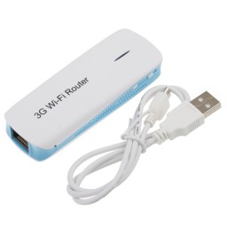 3-in-1 1800mAh Mini 3G Wireless Router WiFi AP with RJ45 USB Port MPR-L8